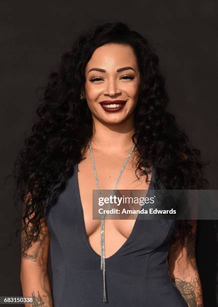 Makeup artist and television personality Brandi J. Andrews arrives at the premiere screening for E!'s "What Happens At The Abbey" at The Abbey on May...