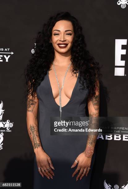 Makeup artist and television personality Brandi J. Andrews arrives at the premiere screening for E!'s "What Happens At The Abbey" at The Abbey on May...