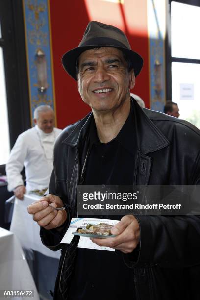 Writer Daniel Picouly attends Tribute To Jean-Claude Brialy during "Journees Nationales du Livre et du Vin"on May 14, 2017 in Saumur, France.