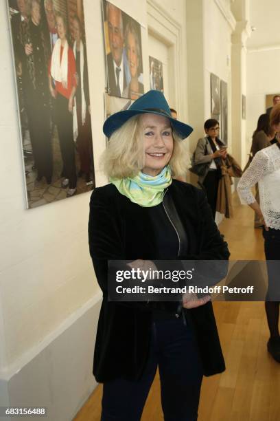 Actress Brigitte Fossey attends Tribute To Jean-Claude Brialy during "Journees Nationales du Livre et du Vin"on May 14, 2017 in Saumur, France.