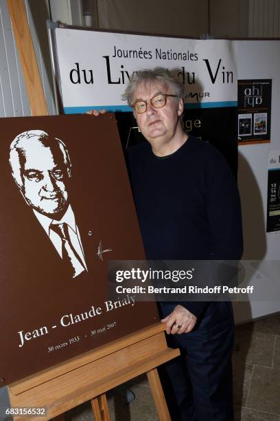 Dominique Besnehard attends Tribute To Jean-Claude Brialy during "Journees Nationales du Livre et du Vin"on May 14, 2017 in Saumur, France.