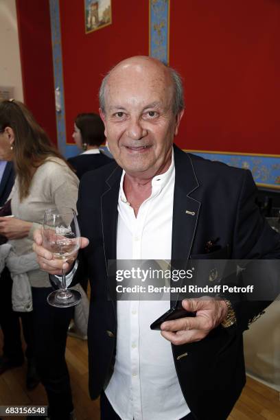 Writer Jean-Francois Carmet receive 'Prix Pierre Perret' during "Journees Nationales du Livre et du Vin"on May 14, 2017 in Saumur, France.