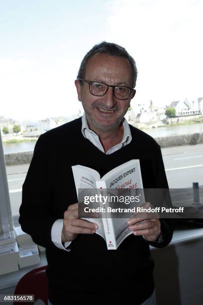 Writer Jacques Expert attends Tribute To Jean-Claude Brialy during "Journees Nationales du Livre et du Vin"on May 14, 2017 in Saumur, France.