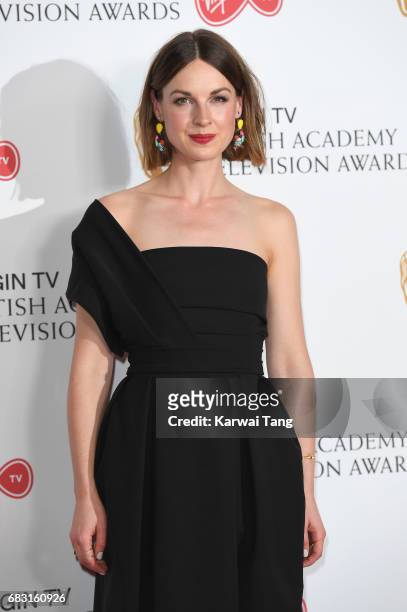 Jessica Raine poses in the Winner's room at the Virgin TV BAFTA Television Awards at The Royal Festival Hall on May 14, 2017 in London, England.