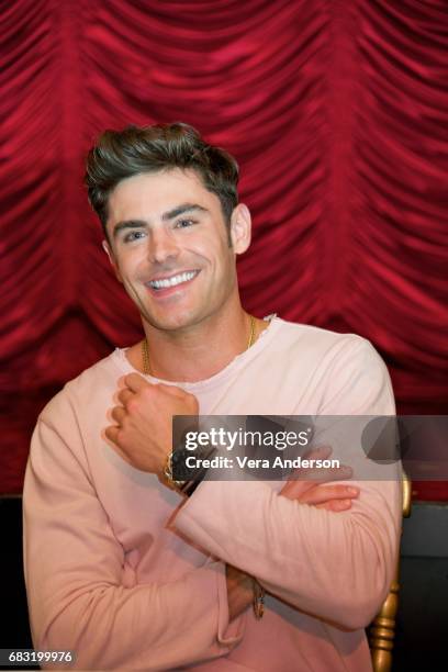 Zac Efron at the "Baywatch" Press Conference at the Faena Hotel on May 14, 2017 in Miami, Florida.