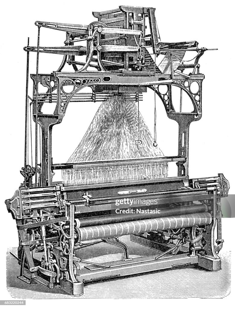 Jacquard weaving machine