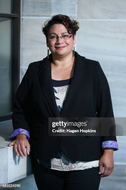 Green Party co-leader Metiria Turei poses for a portrait at Parliament on May 15, 2017 in Wellington, New Zealand.