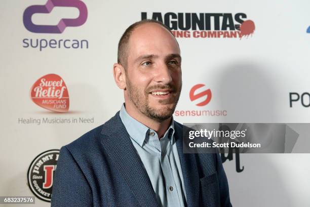 Drummer Dan Konopka of OK GO attends the "Strange 80's" benefit concert at The Fonda Theatre on May 14, 2017 in Los Angeles, California.