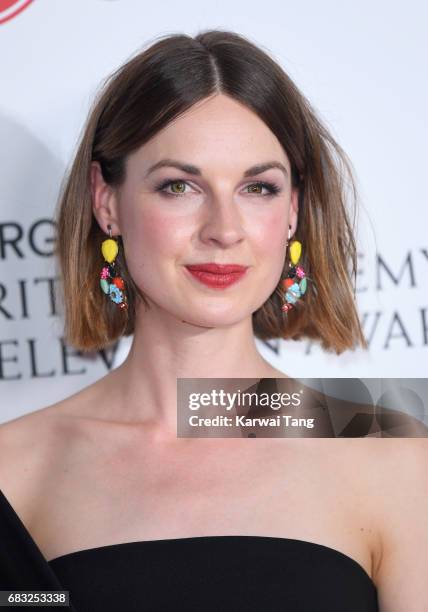 Jessica Raine poses in the Winner's room at the Virgin TV BAFTA Television Awards at The Royal Festival Hall on May 14, 2017 in London, England.