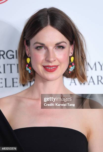 Jessica Raine poses in the Winner's room at the Virgin TV BAFTA Television Awards at The Royal Festival Hall on May 14, 2017 in London, England.