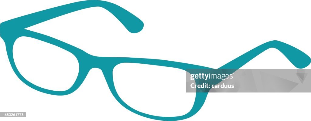 Turquoise silhouette shows