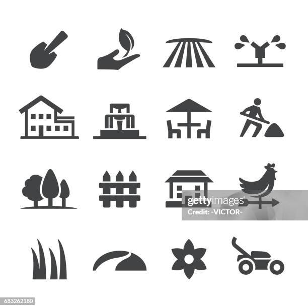landschaftsbau icons - acme-serie - sprinkler stock-grafiken, -clipart, -cartoons und -symbole