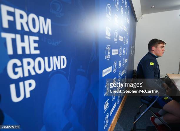 Dublin , Ireland - 15 May 2017; Leinster's Garry Ringrose during a press conference at Leinster Rugby Headquarters in UCD, Dublin.