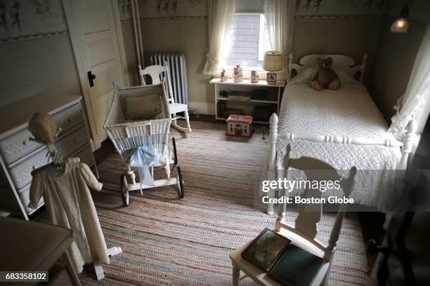 The nursery where John F. Kennedy played as a baby is pictured at the JFK birthplace in Brookline, MA on Apr. 30, 2017. The National Park Service is...