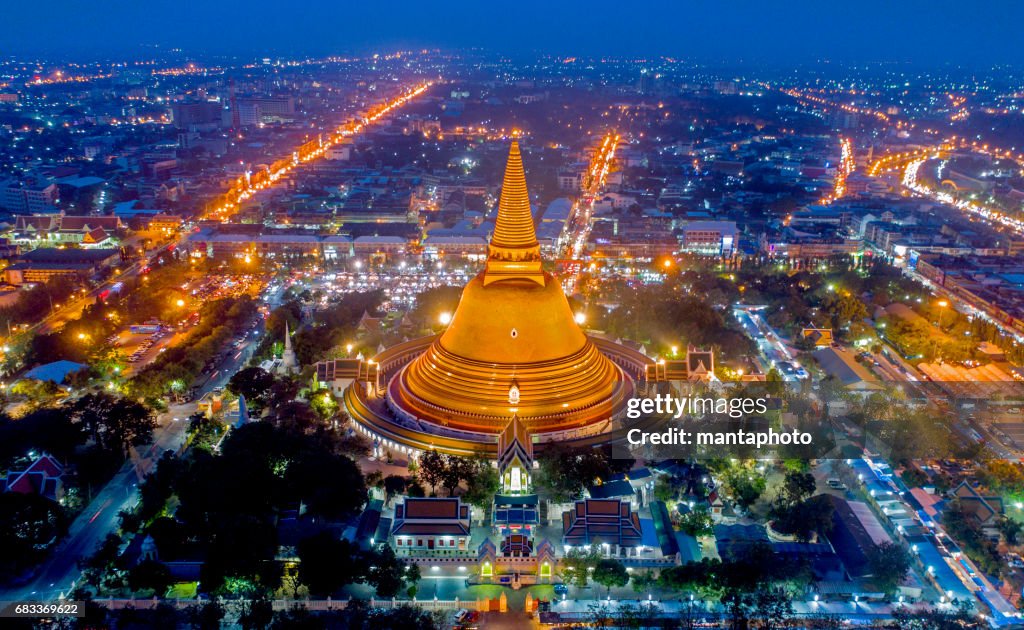 Grote gouden pagode Thailand