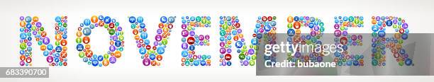 november future and futuristic technology vector buttons. - space craft engineer stock illustrations