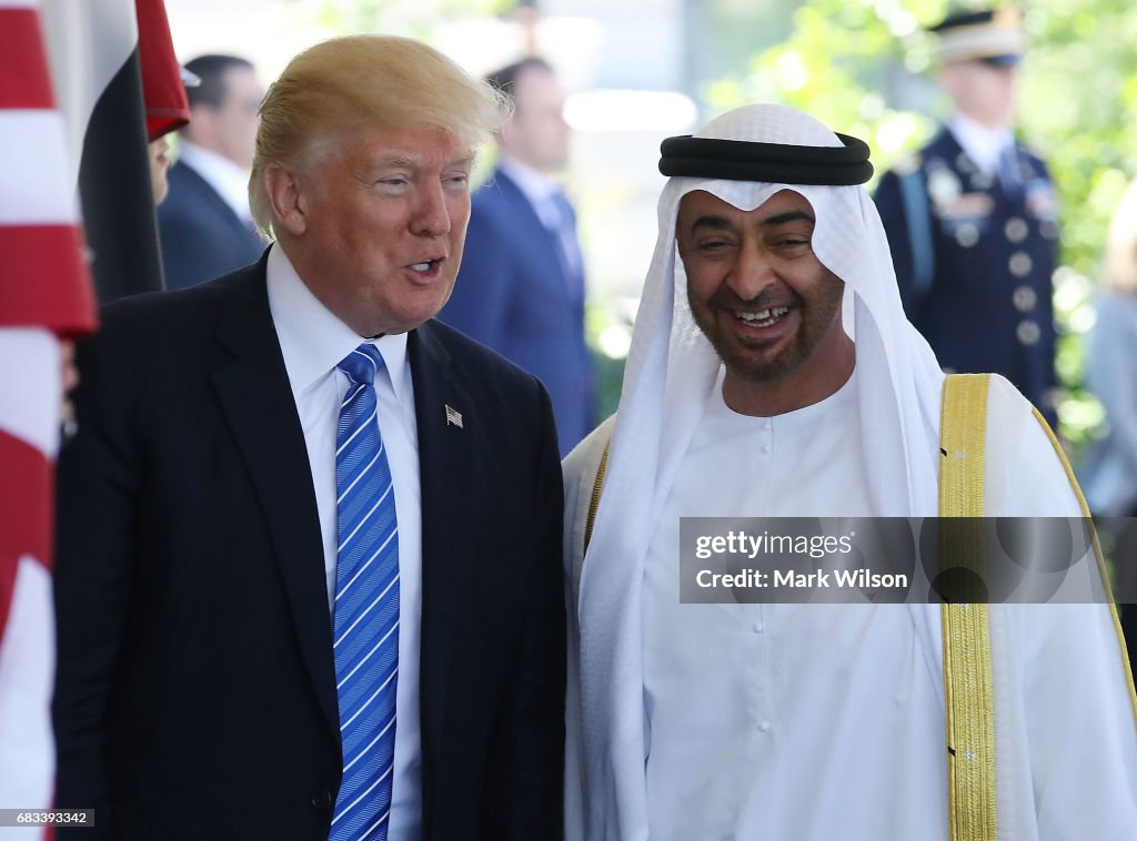 President Trump Hosts Crown Prince Of Abu Dhabi At The White House