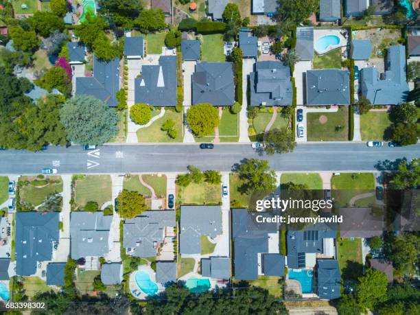 southern california suburban area - california suburb stock pictures, royalty-free photos & images