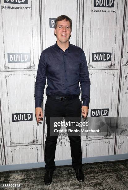 Jeff Kinney attends the Build Presents "Diary Of A Wimpy Kid: The Long Haul" at Build Studio on May 15, 2017 in New York City.