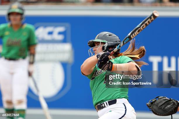 Notre Dame's Caitlyn Brooks. The Boston College Eagles played the University of Notre Dame Fighting Irish on May 11 at Anderson Softball Stadium in...