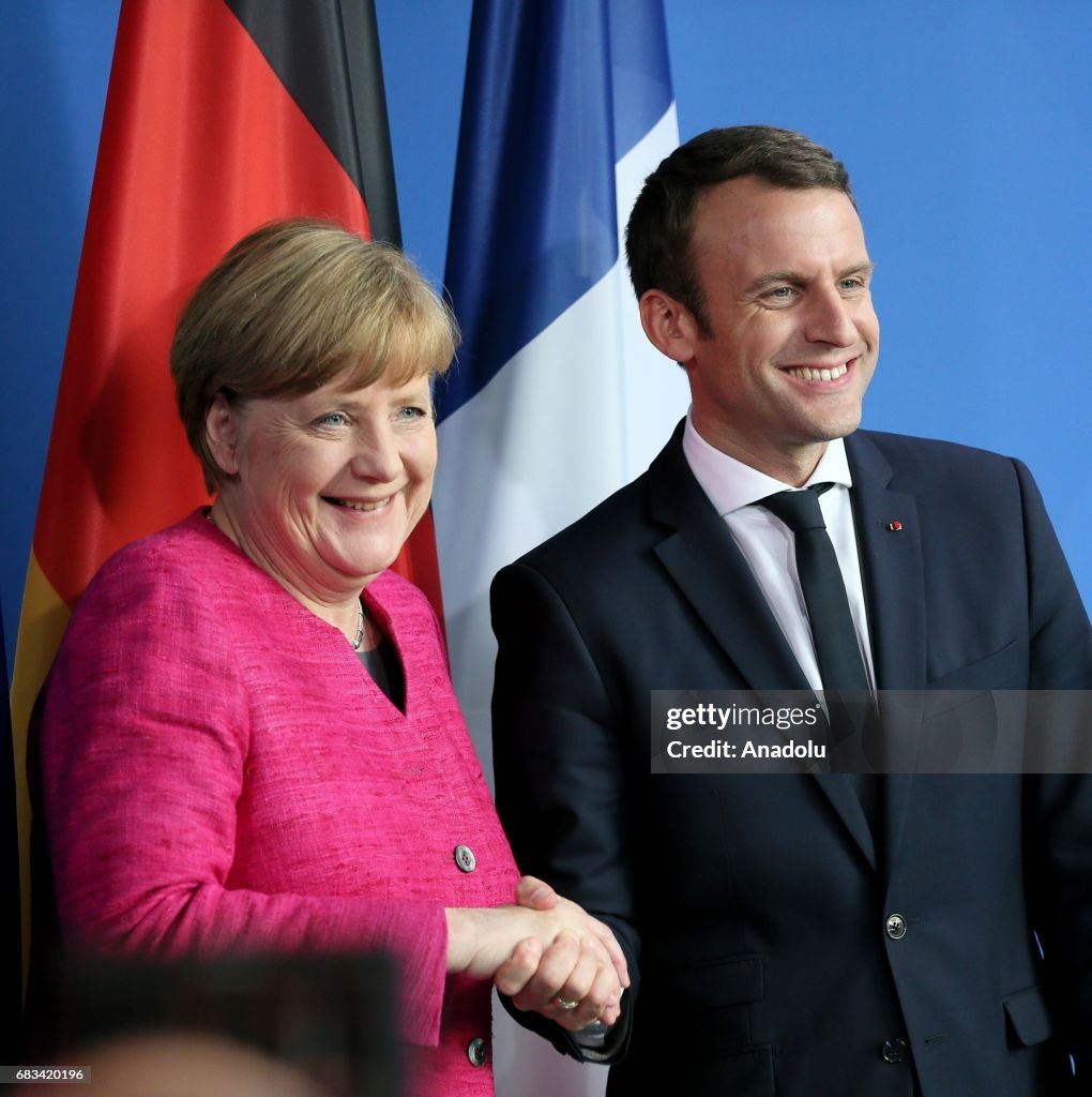 Angela Merkel - Emmanuel Macron meeting in Berlin