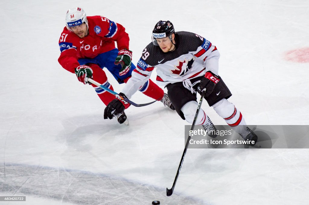 HOCKEY: MAY 15 IIHF World Championship - Canada v Norway