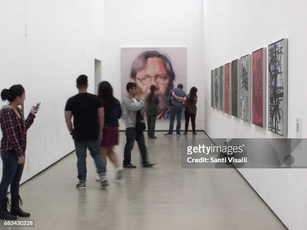 Broad Museum Chuck Close Gallery on May 5, 2017 in Los Angeles, California.