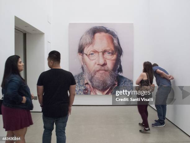 Broad Museum Chuck Close Gallery on May 5, 2017 in Los Angeles, California.