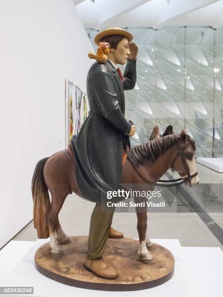 Broad Museum Buster Beaton by Jeff Koons on May 5, 2017 in Los Angeles, California.