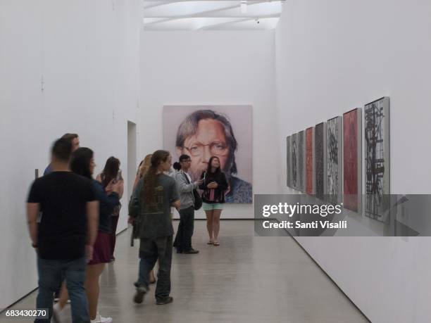 Broad Museum Chuck Close Gallery on May 5, 2017 in Los Angeles, California.