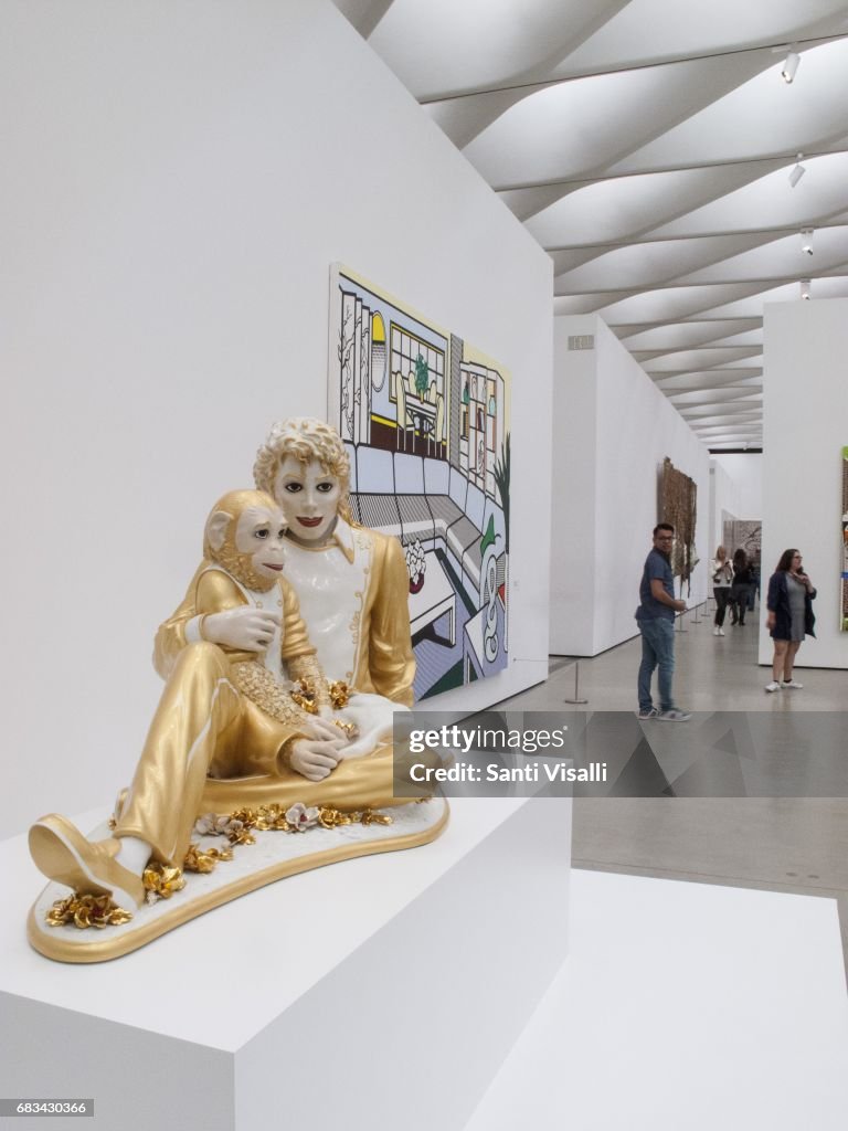 Broad Museum Michael Jackson And Bubbles By Jeff Koons