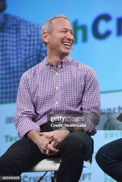 And Co-Founder of Lemonade Daniel Schreiber speaks onstage during TechCrunch Disrupt NY 2017 at Pier 36 on May 15, 2017 in New York City.
