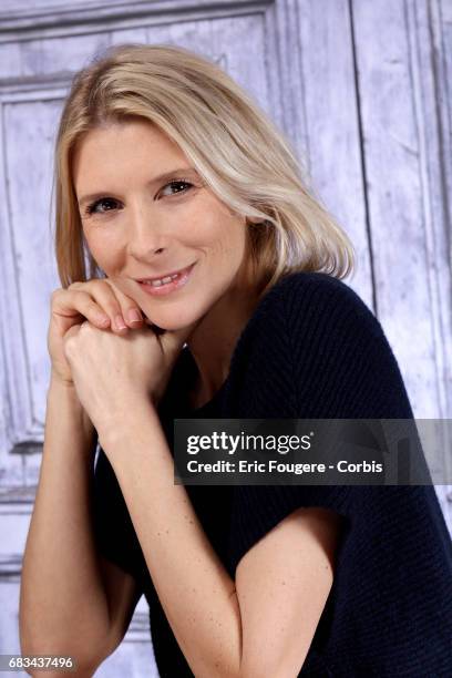 Helene Gateau poses during a portrait session in Paris, France on .