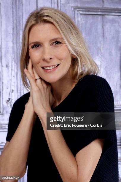 Helene Gateau poses during a portrait session in Paris, France on .
