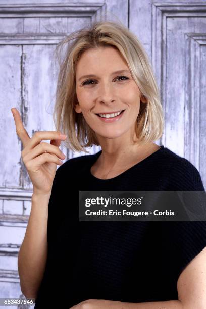 Helene Gateau poses during a portrait session in Paris, France on .