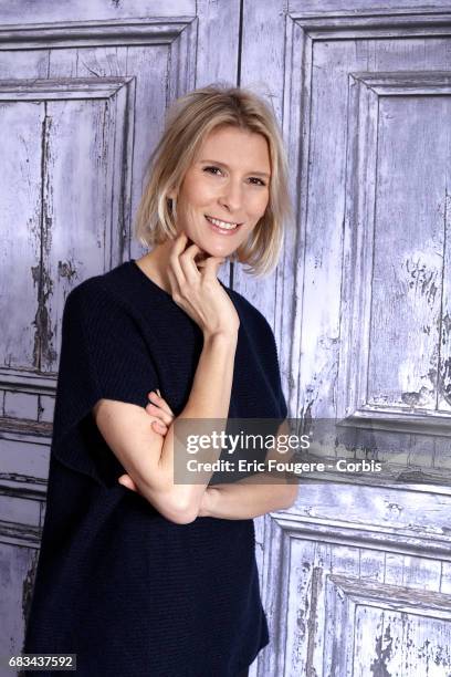 Helene Gateau poses during a portrait session in Paris, France on .