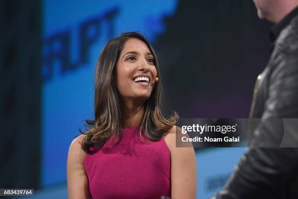 And Founder of Tala Shivani Siroya speaks onstage during TechCrunch Disrupt NY 2017 at Pier 36 on May 15, 2017 in New York City.