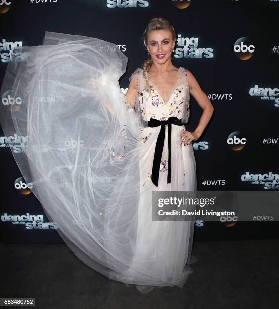 Actress/competition judge Julianne Hough attends "Dancing with the Stars" Season 24 at CBS Televison City on May 15, 2017 in Los Angeles, California.