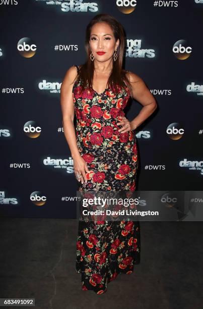 Dancer/competition judge Carrie Ann Inaba attends "Dancing with the Stars" Season 24 at CBS Televison City on May 15, 2017 in Los Angeles, California.