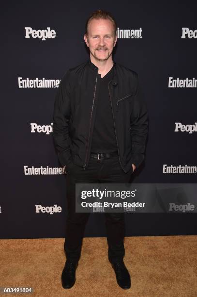 Morgan Spurlock attends the Entertainment Weekly and PEOPLE Upfronts party presented by Netflix and Terra Chips at Second Floor on May 15, 2017 in...