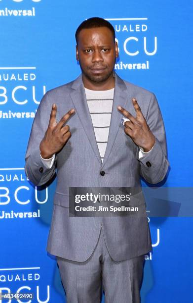 Actor Malcolm Barrett attends the 2017 NBCUniversal Upfront at Radio City Music Hall on May 15, 2017 in New York City.