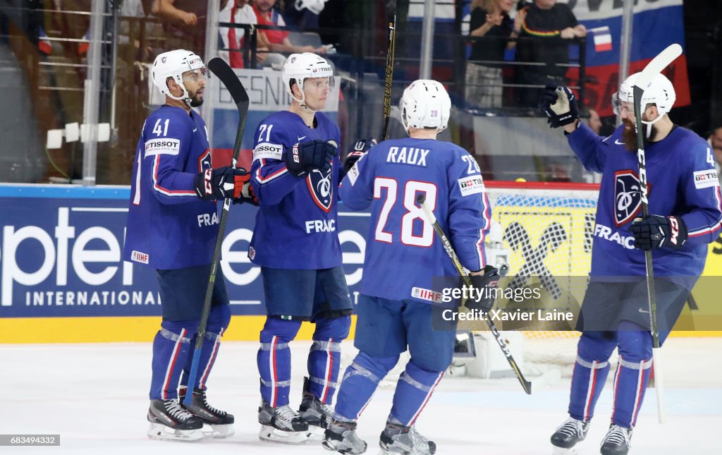 France v Slovenia - 2017 IIHF Ice Hockey World Championship