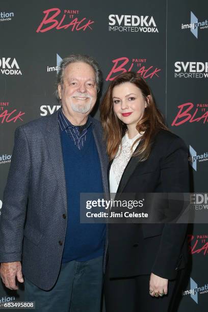 Russ Tamblyn and Amber Tamblyn attend the New York premiere of "Paint it Black" at the Museum of Modern Art on May 15, 2017 in New York City.