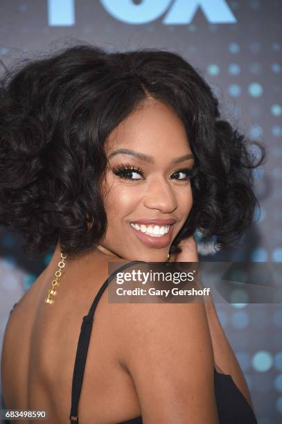 Actress Michelle Mitchenor of the show 'Lethal Weapon' attends the FOX Upfront on May 15, 2017 in New York City.