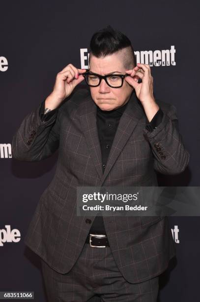 Lea Delaria of Orange is the New Black attends the Entertainment Weekly and PEOPLE Upfronts party presented by Netflix and Terra Chips at Second...