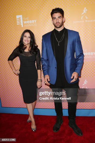 Nomiki Konst and Hasan Piker attend the 21st Annual Webby Awards at Cipriani Wall Street on May 15, 2017 in New York City.