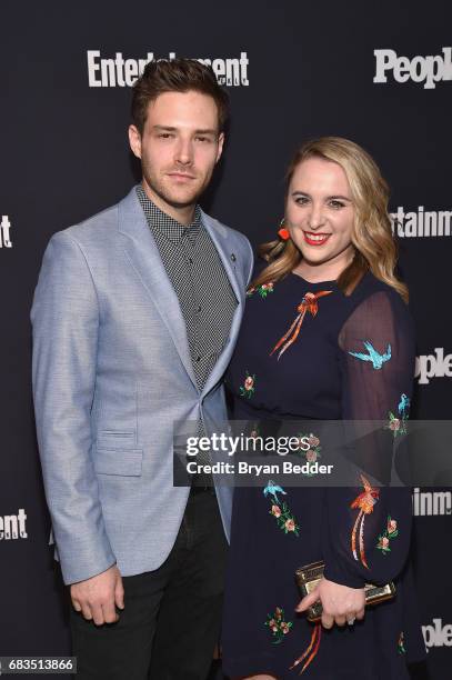 Ben Rappaport and Megan Kane attend the Entertainment Weekly and PEOPLE Upfronts party presented by Netflix and Terra Chips at Second Floor on May...