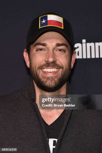 Zachary Levi of Alias Grace attends the Entertainment Weekly and PEOPLE Upfronts party presented by Netflix and Terra Chips at Second Floor on May...