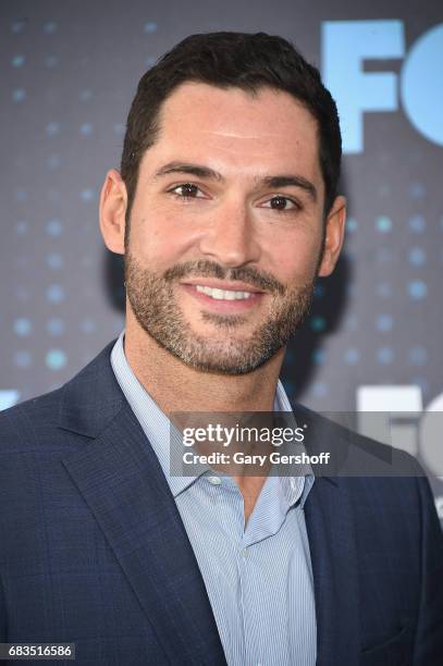 Actor Tom Ellis of the show 'Lucifer' attends the FOX Upfront on May 15, 2017 in New York City.