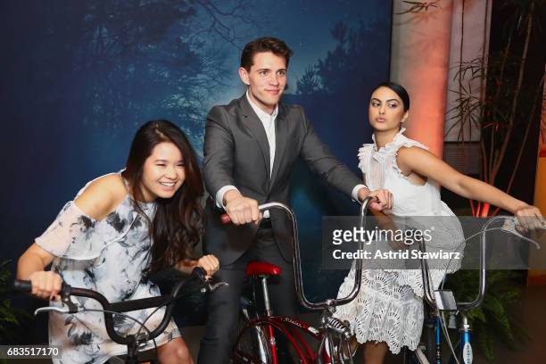 Casey Cott , Camila Mendes attend the Entertainment Weekly and PEOPLE Upfronts party presented by Netflix and Terra Chips at Second Floor on May 15,...